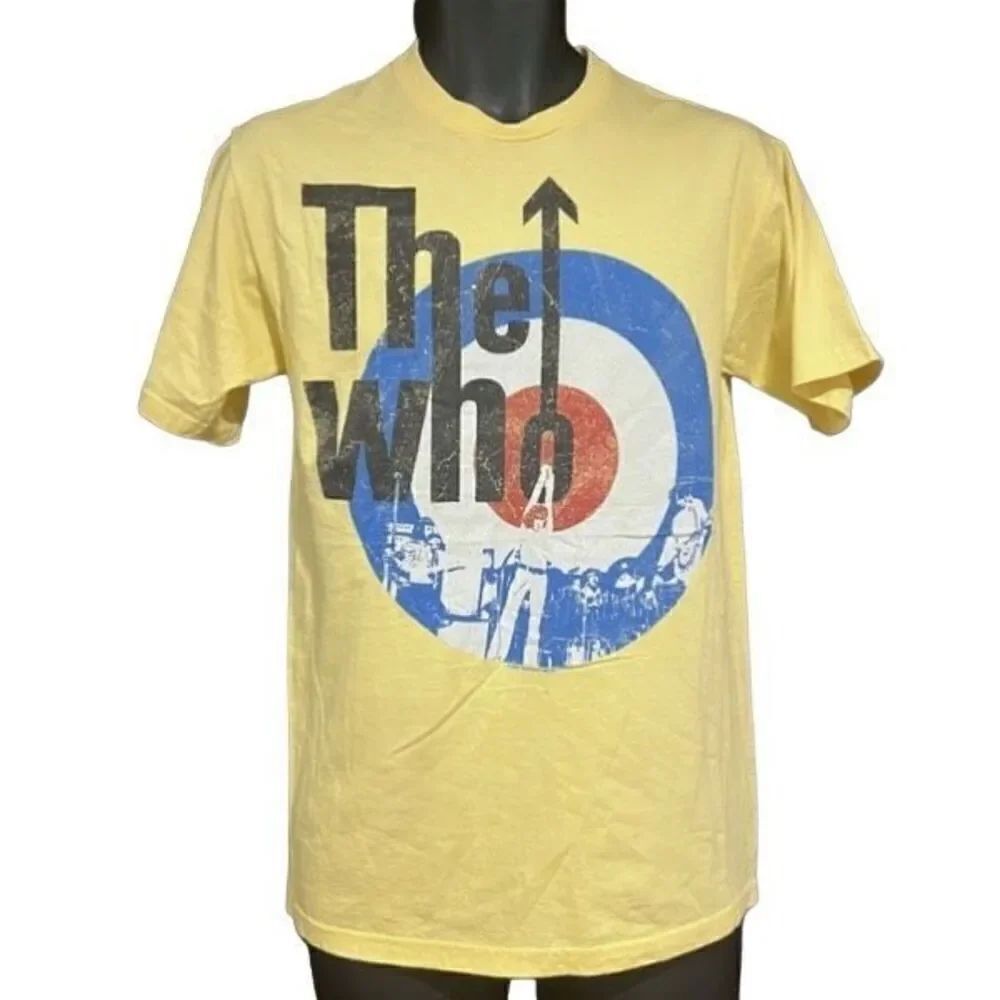 The Who Live Nation Yellow Black White Red & Blue T-Shirt Men’s Medium